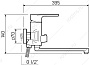 КОМПЛЕКТ! Смесители 2 в 1 РМС  SL133-006F+ SL133-001F (лейка+шланг+держатель)
