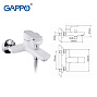 Смеситель для ванны GAPPO G3048 белый/хром