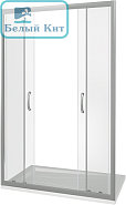 Душевая дверь раздвижная GOOD DOOR INFINITY WTW-TD-170-C-CH (170*185 см) стекло прозрачное 6 мм
