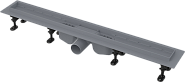 Желоб ALCAPLAST водоотводящий APZ12-750 с порогами для перфорированной решетки или решетки под кладк