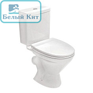 Унитаз-компакт SANTEK "ЛИГА" белый, сиденье дюропласт