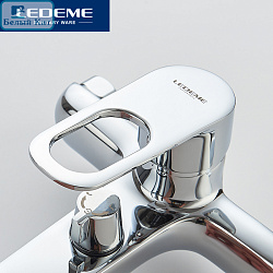Смеситель для ванны LEDEME L3249 с коротким изливом
