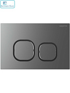 Кнопка AQUATEK KDI-0000060 (BC-1) оружейная сталь ободок хром