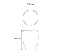 Стакан настольный WK К-6728 RUWER