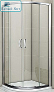 Душевое ограждение GOOD DOOR INFINITY R-90-C-CH 90*90*185 полукруглое стекло прозрачное 6 мм