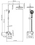 Душевая система Wasserkraft A18501 со смесителем