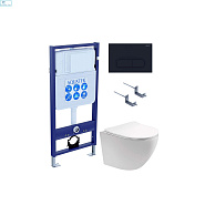 Комплект инсталляции с унитазом AQUATEK ЕВРОПА ТОРНАДО