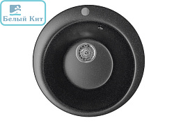 Мойка ML-GM13 круглая, черная (308), 495мм