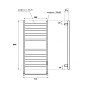 ПС Point Меркурий PN83858B П8 500x800, диммер справа, черный