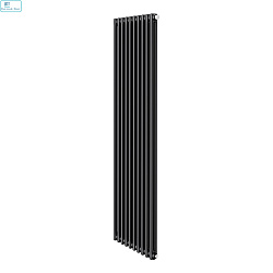 Дизайн-радиатор Royal Thermo Insignia VC2180 - 10 секц. RAL9005 нижнее подкл. при Δt70-2020 Вт 20м2