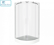 Душевое ограждение GOOD DOOR Galaxy R-TD-100-C-CH (1000 x1000 x 1950 мм) прозрачное стекло 6 мм