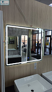 Зеркало MONTEREY "Амарант-80" 80х70 с подогревом, подсветкой и часами