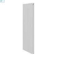 Дизайн-радиатор Royal Thermo Shift Q30C2180 - 10 секц.RAL9016 боковое подкл. при Δt70-3150 Вт 31.5м2