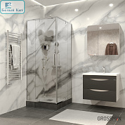 Душевое ограждение Grossman GR-9090 Forta (90*90*190) квадрат , распашные двери