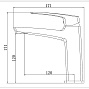 Смеситель для раковины AZARIO AZ-K1011 CONDA хром