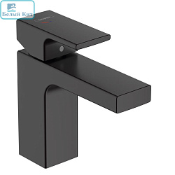 Смеситель для раковины HANSGROHE 71561670 VERNIS SHAPE 100 Черный матовый Донный клапан