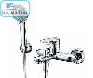 Смеситель для ванны WasserKraft VILS 5601 хром с душевым гарнитуром