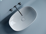 Умывальник накладной Ceramica Nova CN5039 600*390*130мм