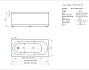 Ванна AQUATEK "ОБЕРОН" 170х70х66 акриловая + панель фронтальная+сливная система