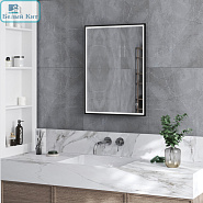 Зеркало Континент "Stage Black" 60х80 см с подсветкой