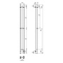 ПС Point Гермес PN13812W П3 80х1200 диммер справа, БЕЛЫЙ