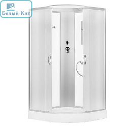 Душевая кабина ERLIT ER3508P-C3-RUS 80*80 низкий поддон матовые стекла БЕЗ СИЛИКОНОВАЯ СБОРКА