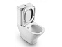 Унитаз-компакт ROCA "GAP" CLEAN RIM безободковый c сиденьем микролифт (801732004)