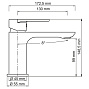 Смеситель для раковины WasserKraft ELBE 7403