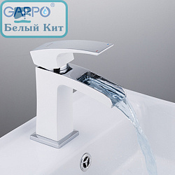 Смеситель для раковины GAPPO G1007-30 Белый/хром