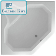 Ванна AQUATEK "ЛИРА" 150х150х66 акриловая + панель фронтальная+сливная система