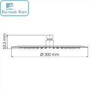 Лейка тропическая WasserKraft A161 белый
