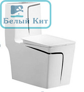 Унитаз-моноблок REDO SEATLE Black RD-2065BL с сиденьем микролифт