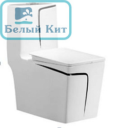 Унитаз-моноблок REDO SEATLE Black RD-2065BL с сиденьем микролифт