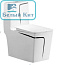 Унитаз-моноблок REDO SEATLE Black RD-2065BL с сиденьем микролифт