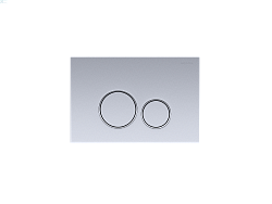 Кнопка AQUATEK KDI-0000019 (005C) Хром матовая ободок хром