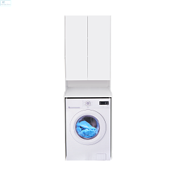 Шкаф навесной АКВАТОН "ЛОНДРИ" белый, для стиральной машины 1A260503LH010