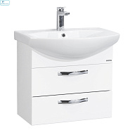 Тумба  АКВАТОН подвесная "АРИЯ-65М" белая БЕЗ УМЫВАЛЬНИКА