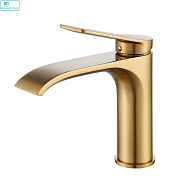 Смеситель для раковины SHEVANIK S4101G матовое золото
