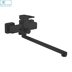 Смеситель для ванны SHEVANIK S8222H черный