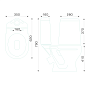 Унитаз-компакт Gesso "W102" HOME De Luxe белый с арматурой 1-й , сиденье полипропилен