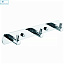 Крючки AZARIO AZ-1513 NESSY Хром 3 крючка