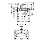 Смеситель для ванны HANSGROHE 71400000 LOGIS