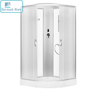 Душевая кабина ERLIT ER3508P-C3-RUS 80*80 низкий поддон матовые стекла БЕЗ СИЛИКОНОВАЯ СБОРКА