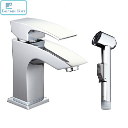 Смеситель для раковины GAPPO G1207 хром с гигиенической лейкой