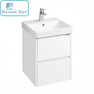 Тумба  АКВАТОН подвесная "СКАНДИ-45" белый1A251601SD010 с раковиной Адриана-45