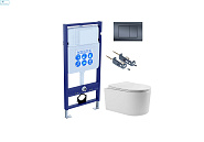 Комплект инсталляции с унитазом AQUATEK МИЯ ТОРНАДО