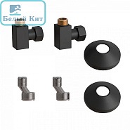 Комплект подключения для пс Point PN00012B 3/4х1/2 г/ш Черный Квадрат