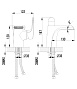 Смеситель для раковины LEMARK LM4346C Shift монолитный
