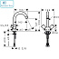 Смеситель для раковины HANSGROHE 71222000 LOGIS 