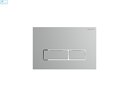 Кнопка AQUATEK KDI-0000063  Хром матовый ободок хром